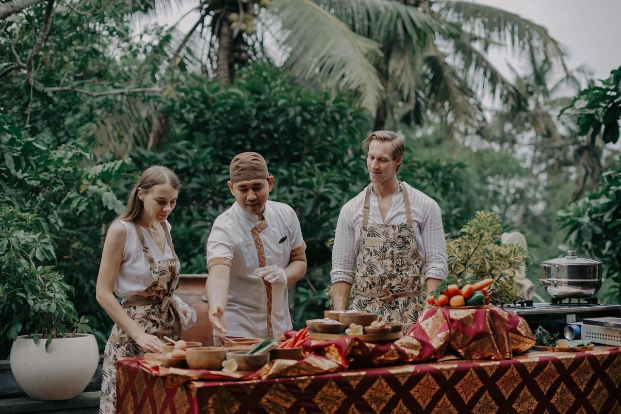 Ubud Nyuh Bali Resort & Spa Экстерьер фото Cooking class in Bali